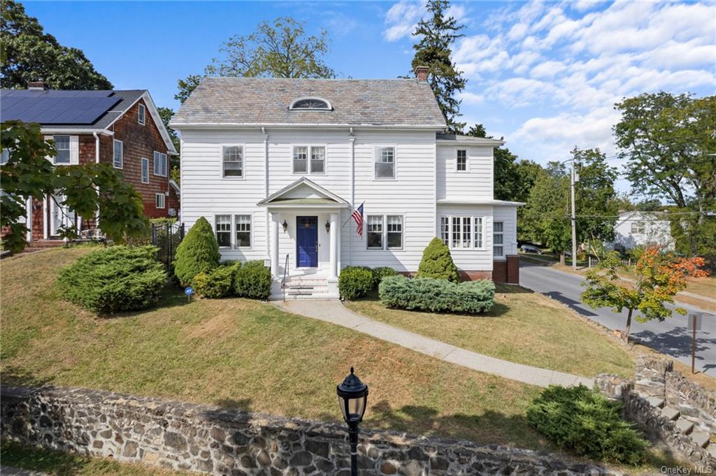 Front view of home and front yard