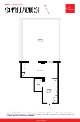 $3,000 | 493 Myrtle Avenue, Unit 204 | Clinton Hill