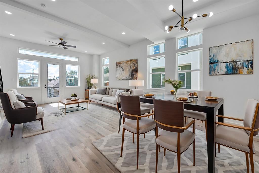 With three bedrooms, three full baths and one half bath, this gorgeous new build in a gated community has an open floor plan that is inviting and easy to live and entertain in. The home is minutes away from downtown Houston, airports, the medical center, and all Heights has to offer.