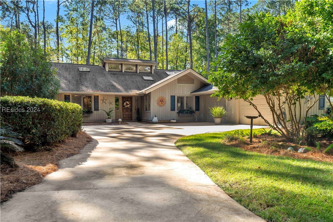 Such a serene setting for a fantastic home!