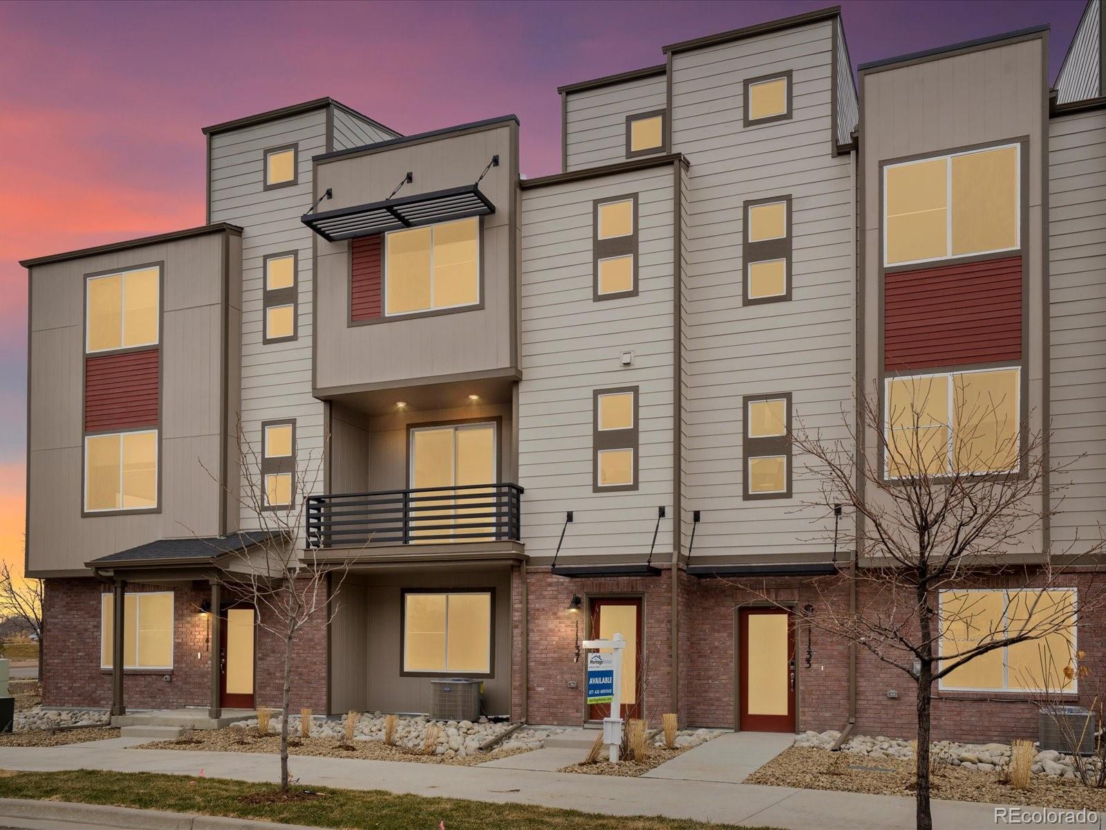 a front view of a multi story residential apartment building