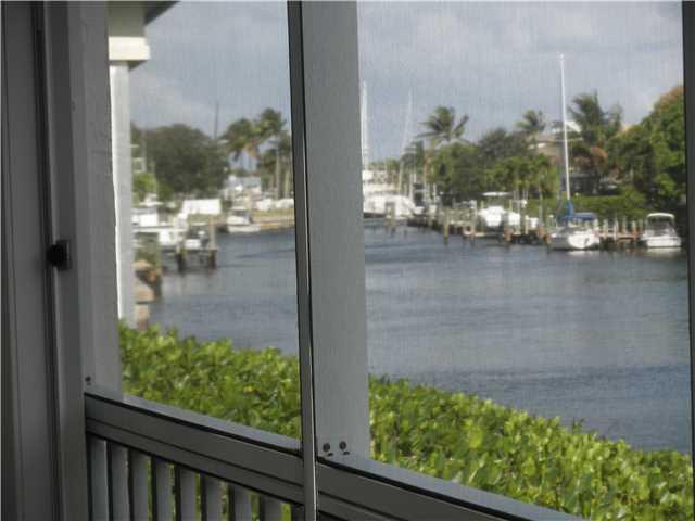 a view of a lake from a window