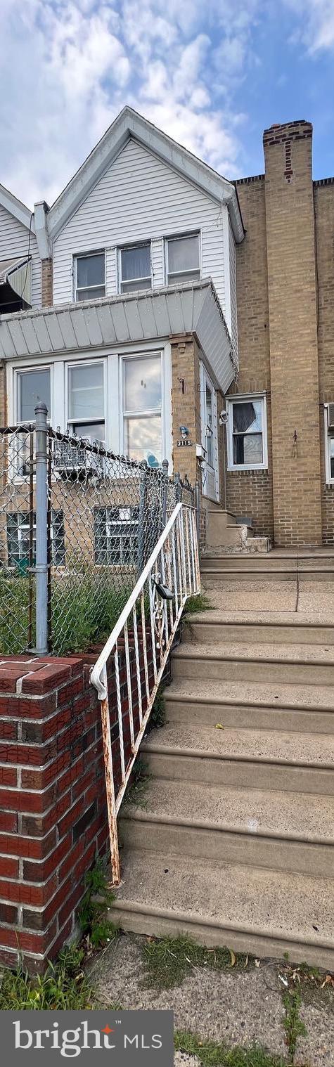 a view of a house with a balcony