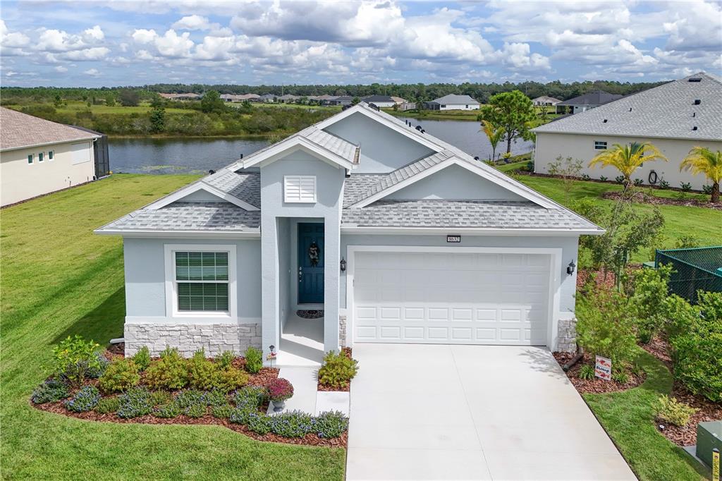 front view of house with a yard