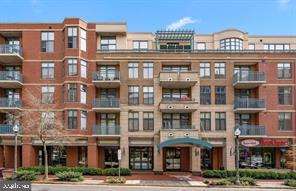 a front view of an apartment building