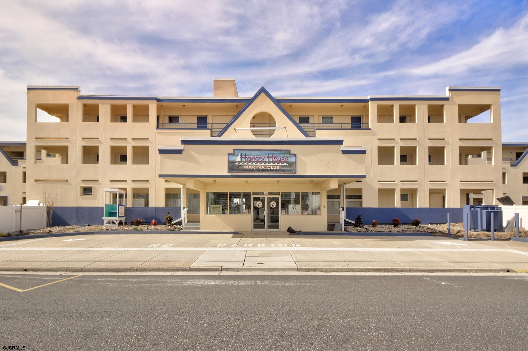 a view of building with a street