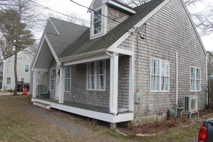 a view of front door of house