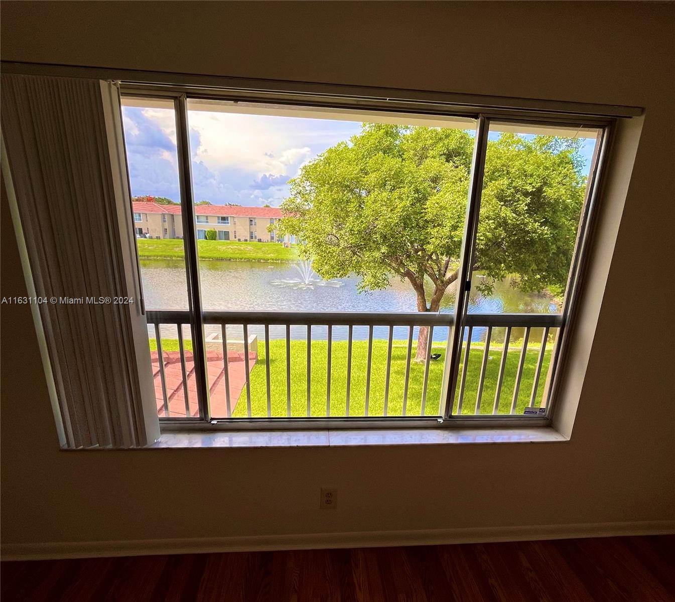 a view of balcony and deck