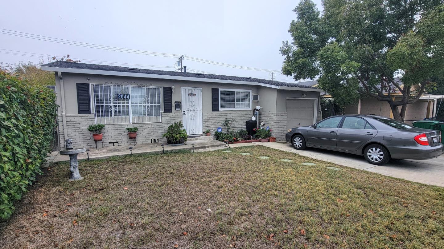 a view of a house with a patio