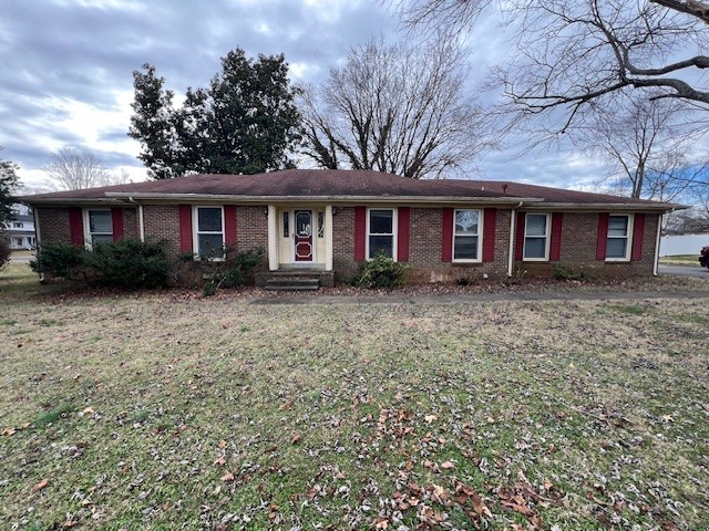 front view of house with a yard