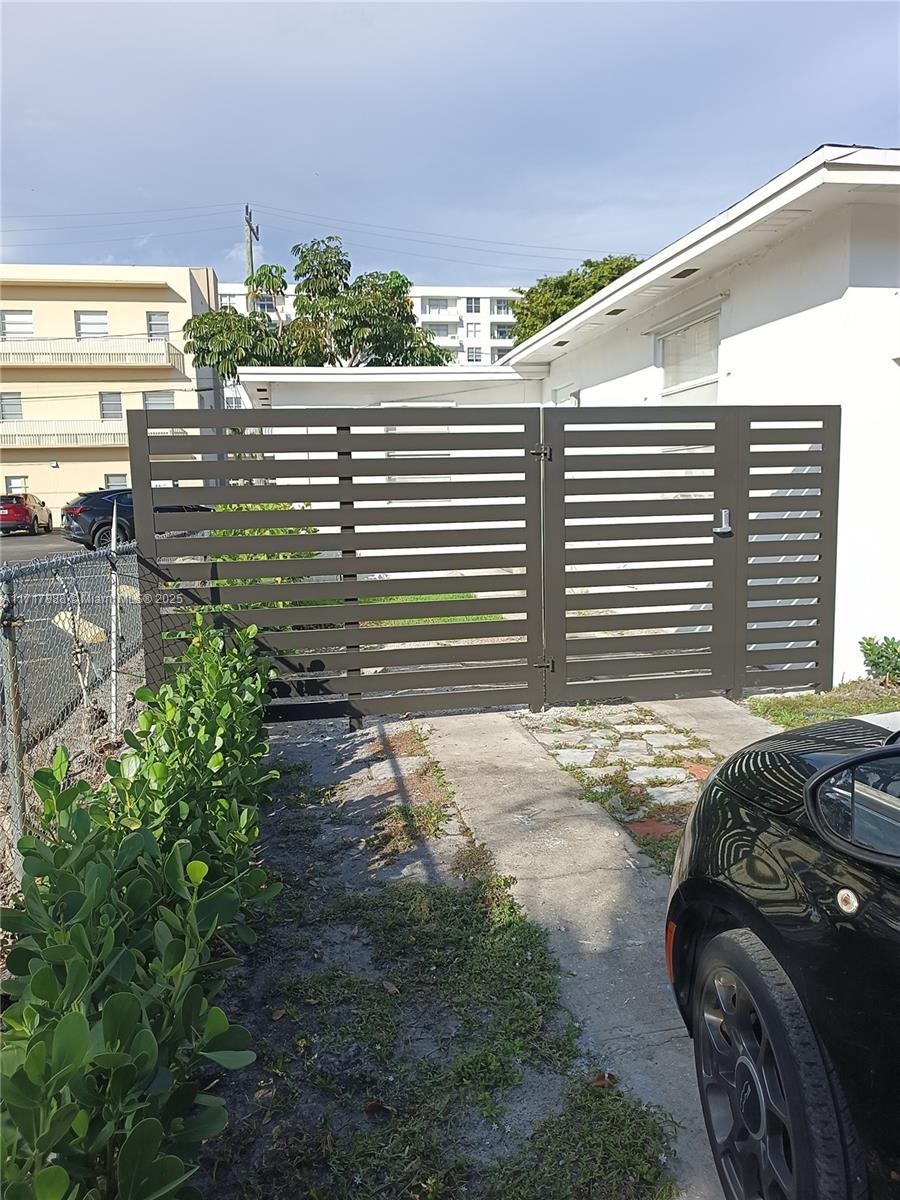 a view of a balcony