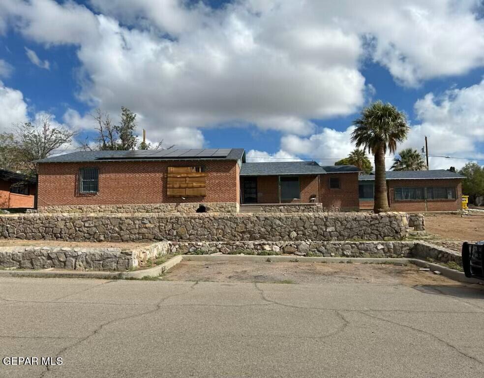 front view of house with a yard