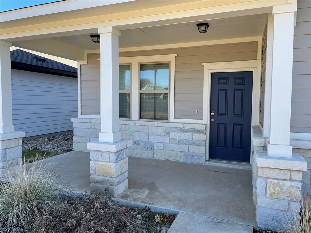 Large covered front porch