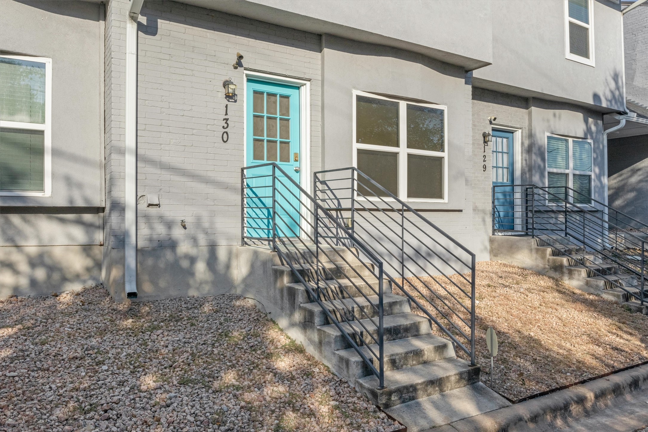 a view of front door