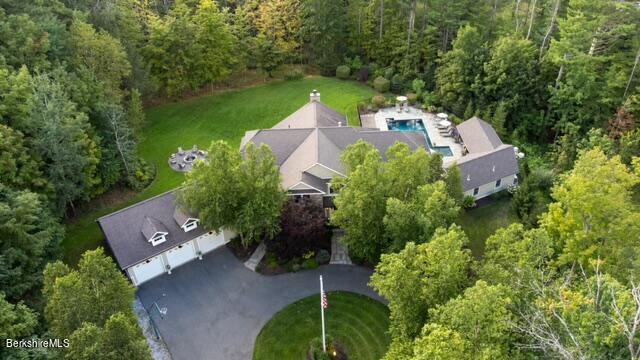 Drone of main house front