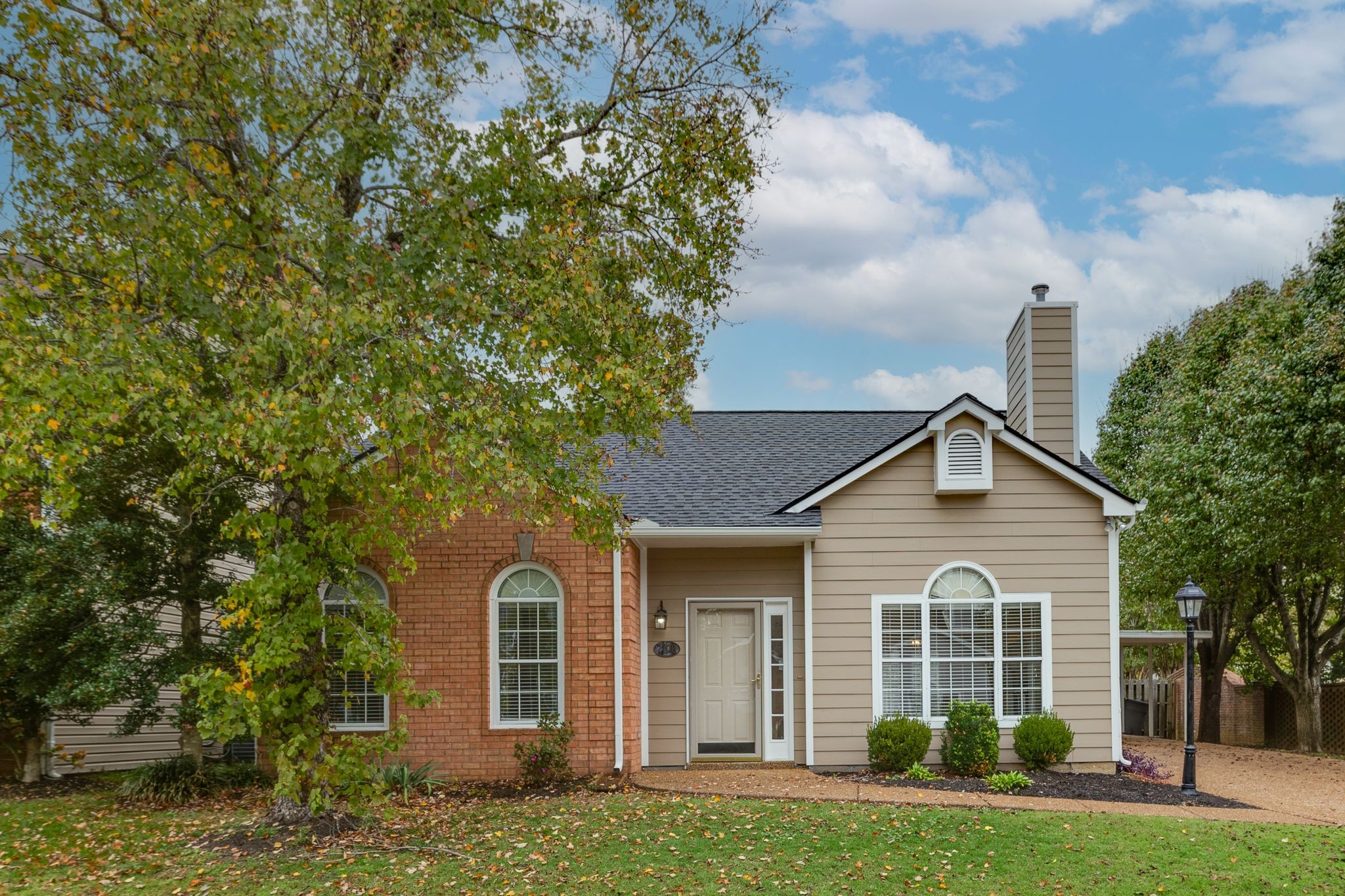 New hard board siding and roof shingles