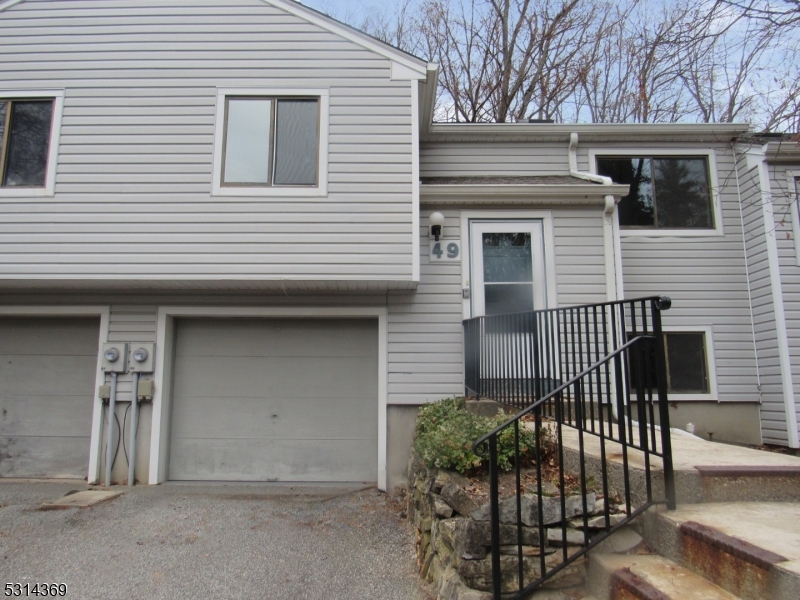 a front view of a house with entryway