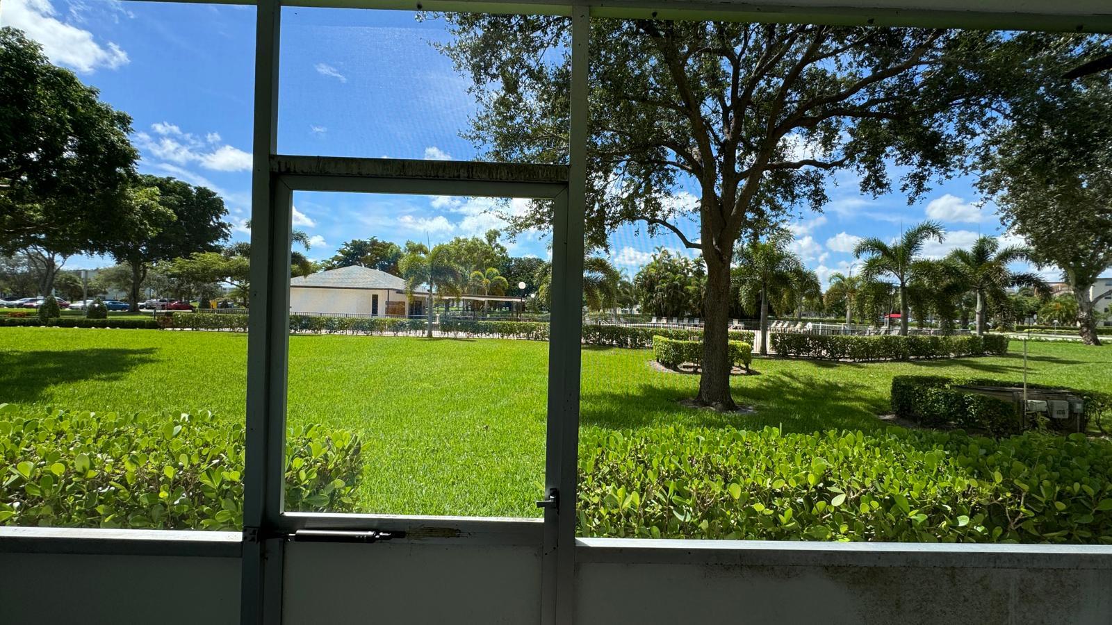 VIEW FROM BEDROOM & PORCH