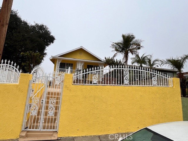 a view of a house with a swimming pool