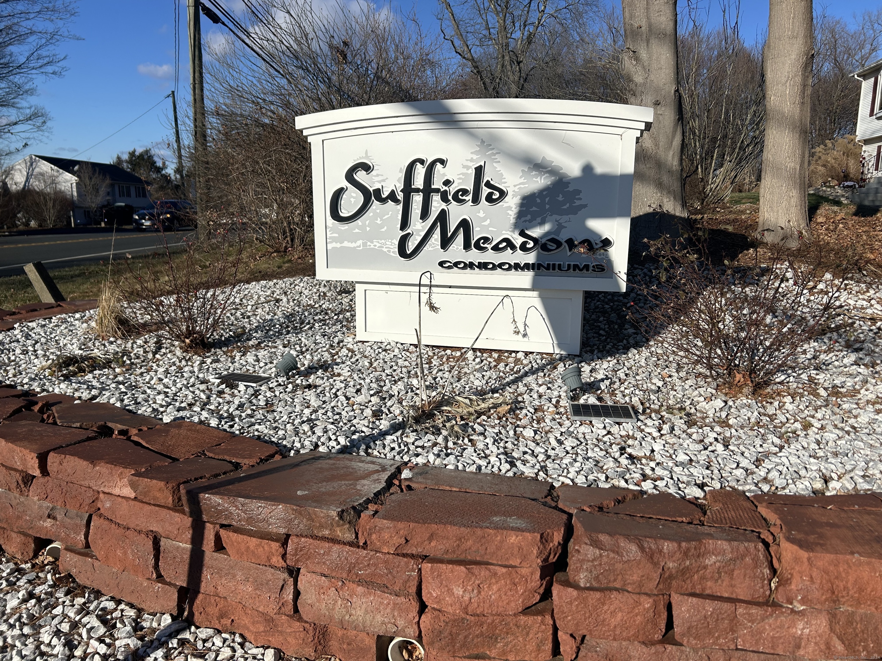 a view of a street sign