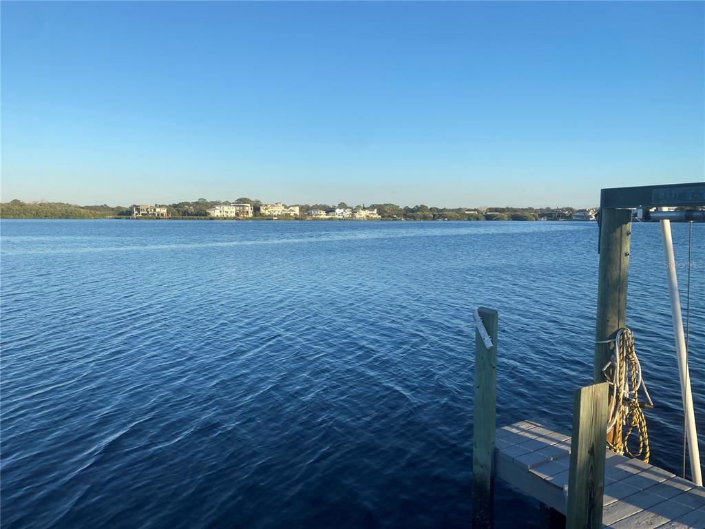 a view of an ocean from a balcony