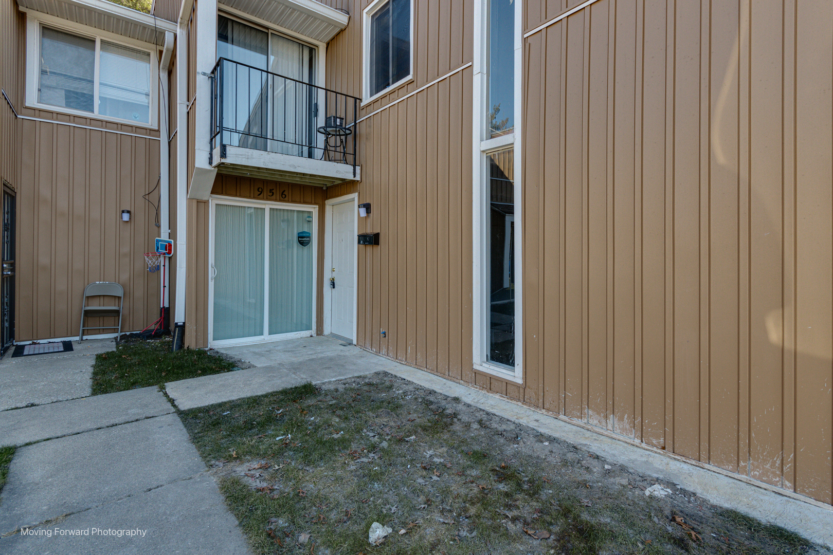 a view of front door of house