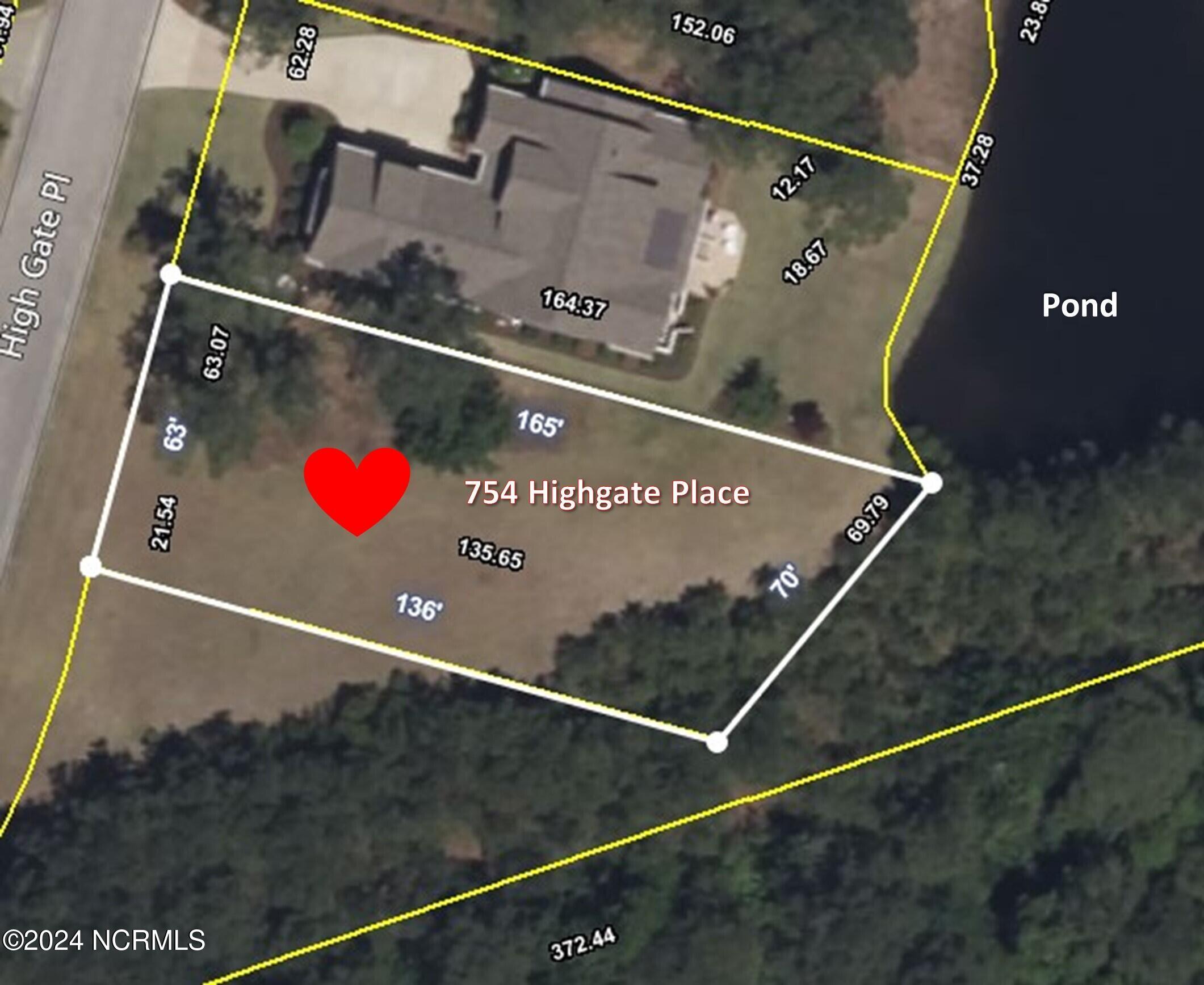 754 Highgate Place Aerial Map