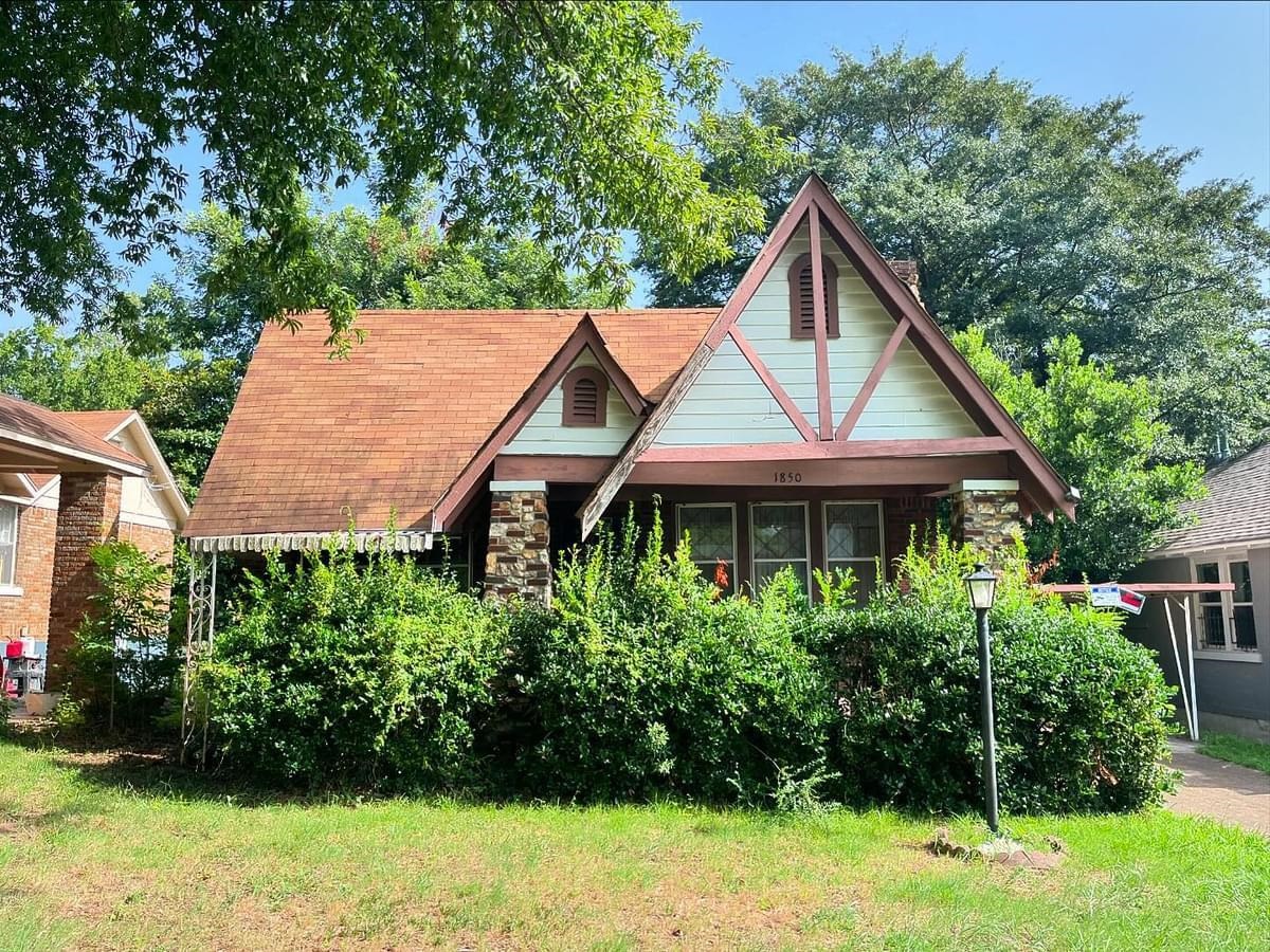 View of tudor-style house