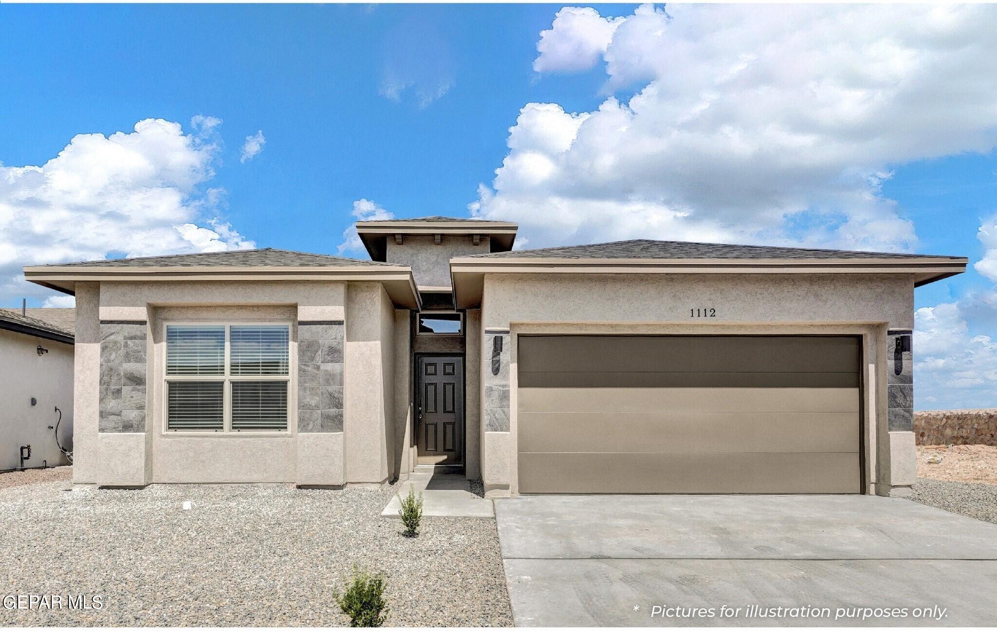 a view of a house with a outdoor space