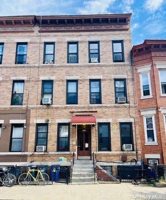 a building with multiple windows