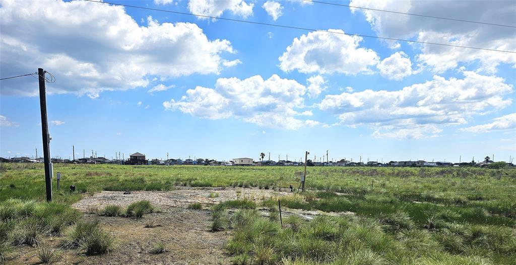 a view of a lake with a yard