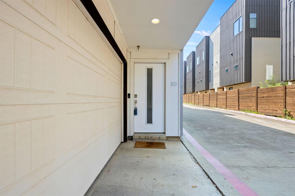 a view of door with an outdoor space