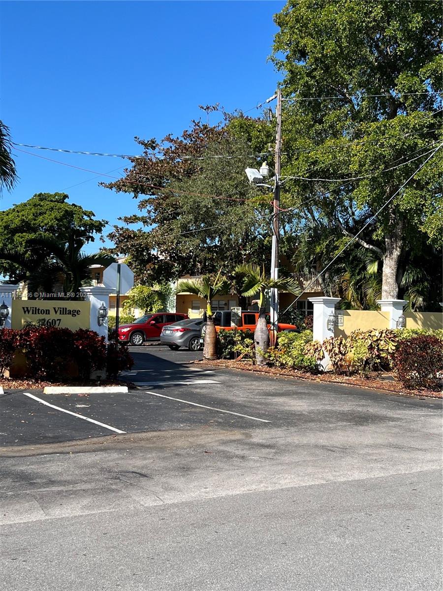 a view of street with cars