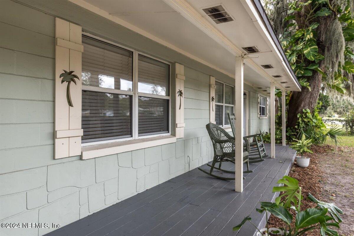 Front covered patio