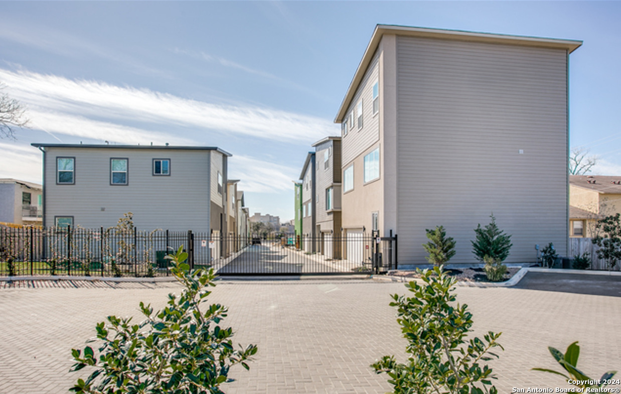 a view of a house with a outdoor space