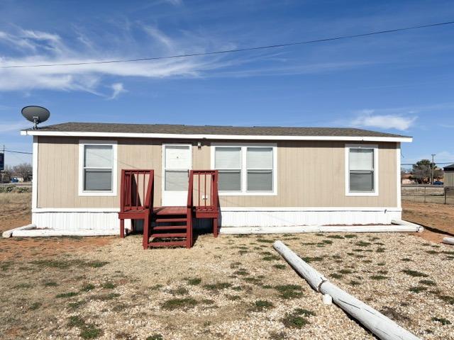 a front view of a house with granite countertop