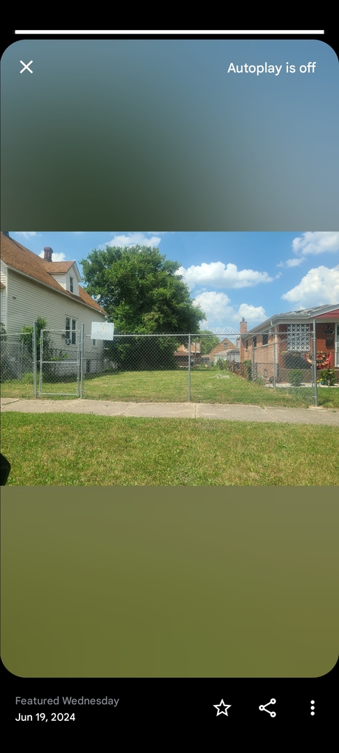 a view of outdoor space and yard