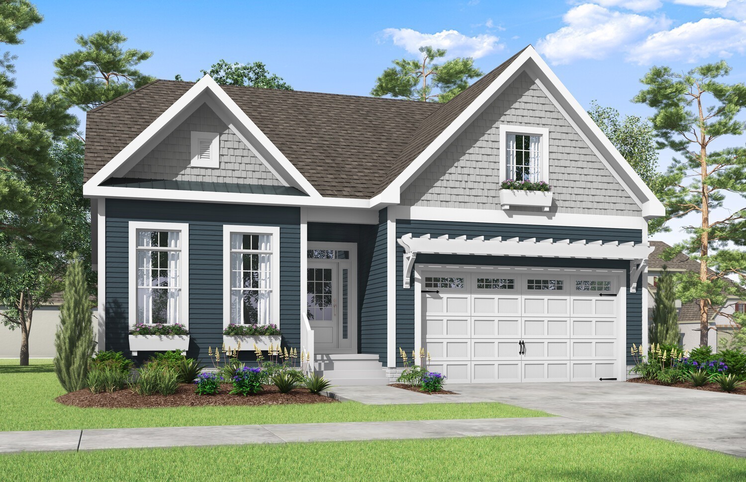 Welcome Home to your Saybrook Plan! Rendering represents Included Elevation A.