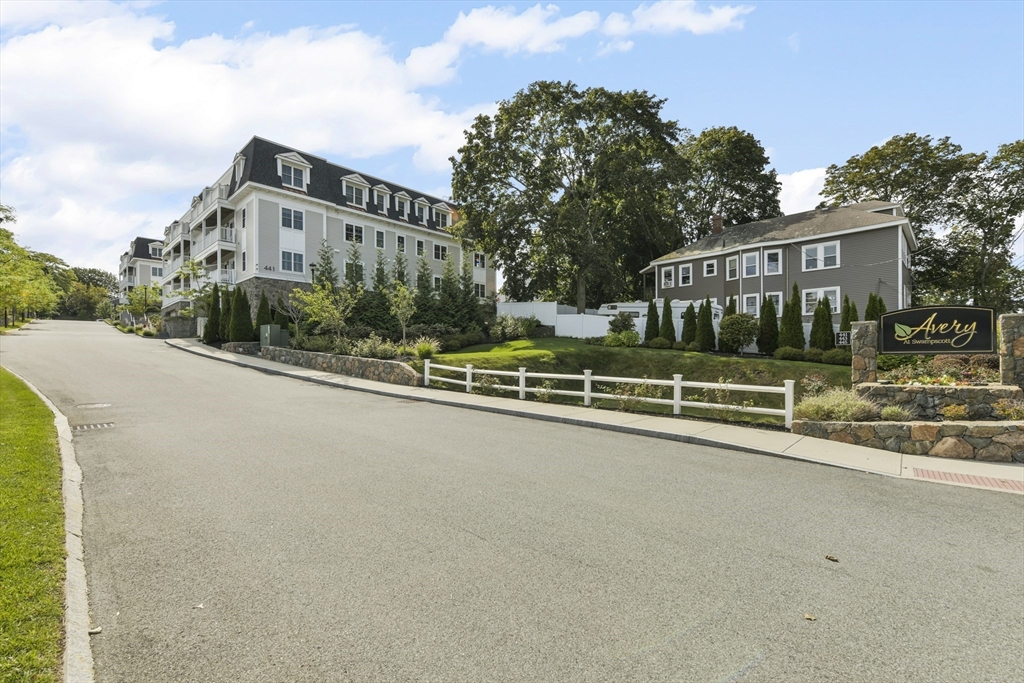 a view of a house with a street view