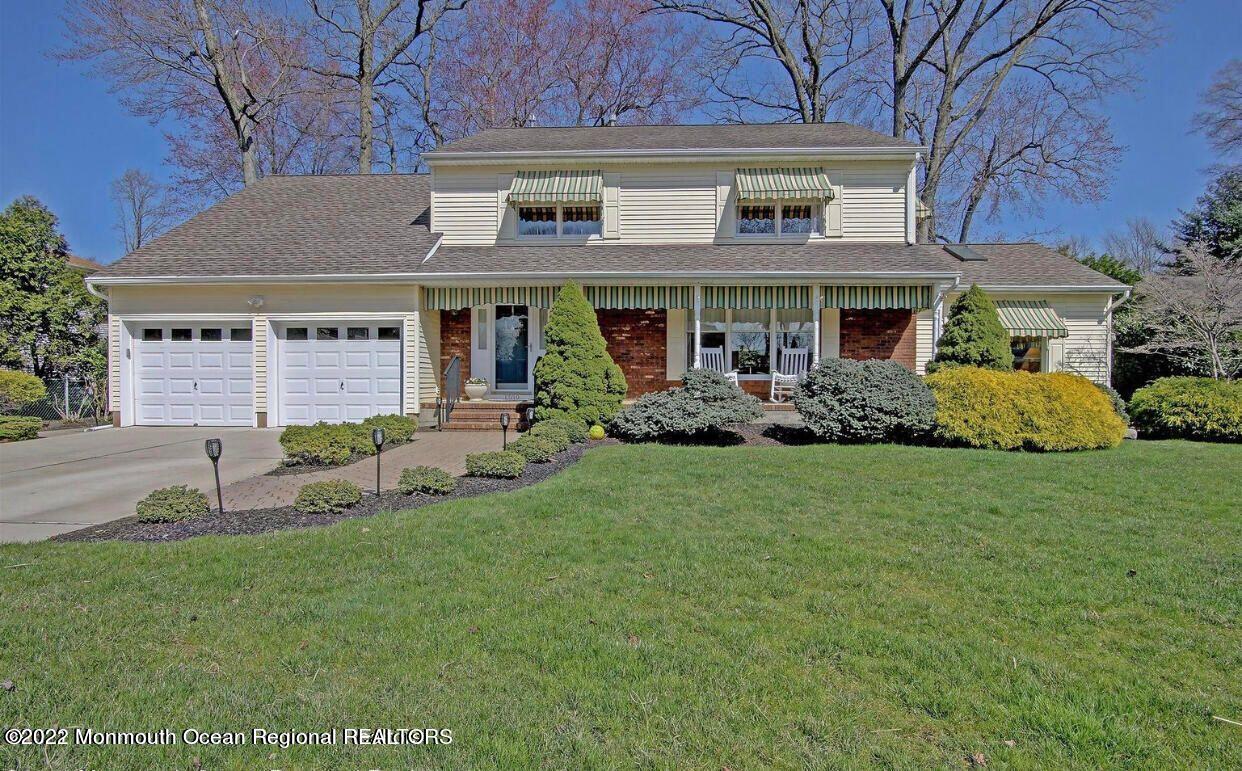 front view of house with a yard