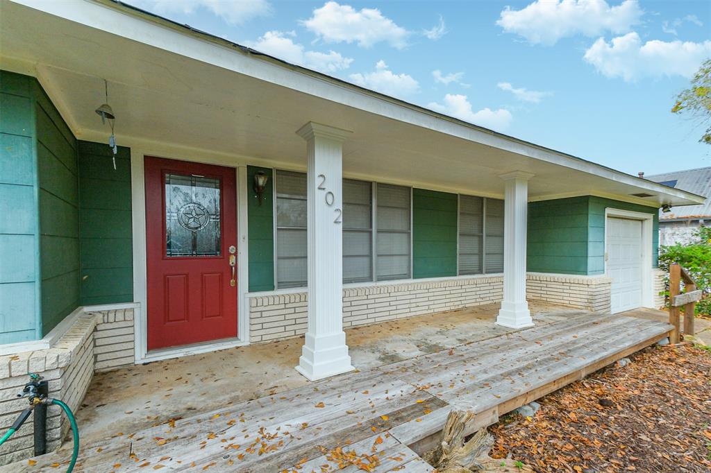 a house with porch