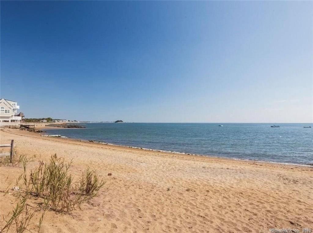 a view of an ocean and beach