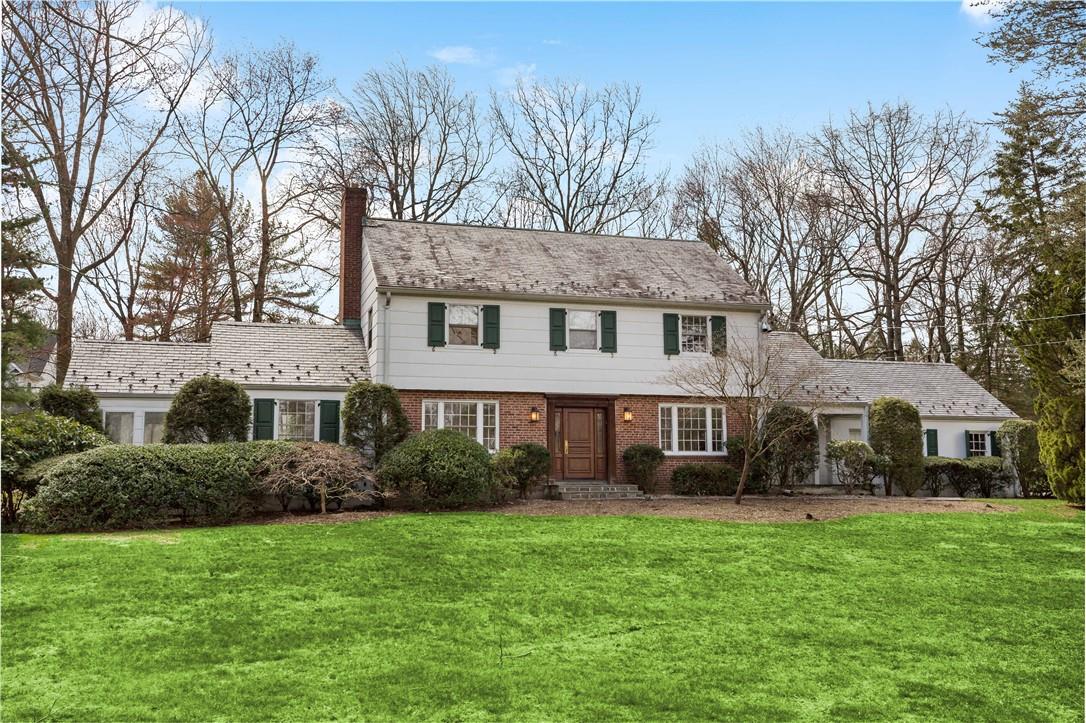 Welcome Home to 52 Lincoln Road, Scarsdale.  A classic Heathcote colonial home set on 1.44 acres of level, lush property