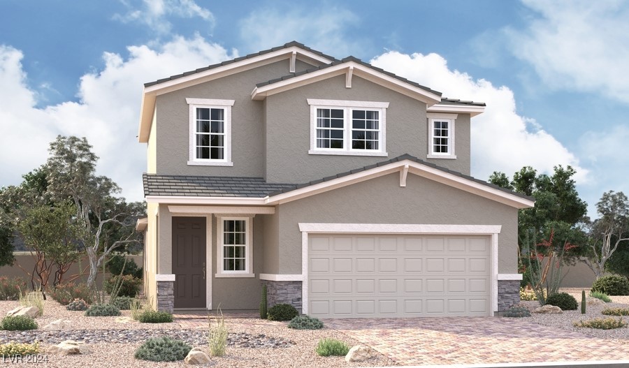 Lynwood Plan ~ Elevation B ~ Rendering