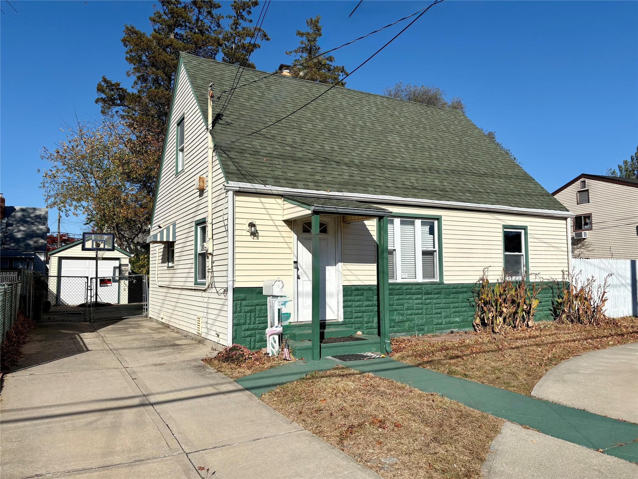 View of front facade