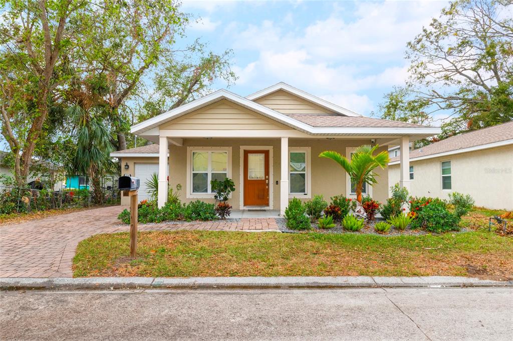 front view of house with a yard