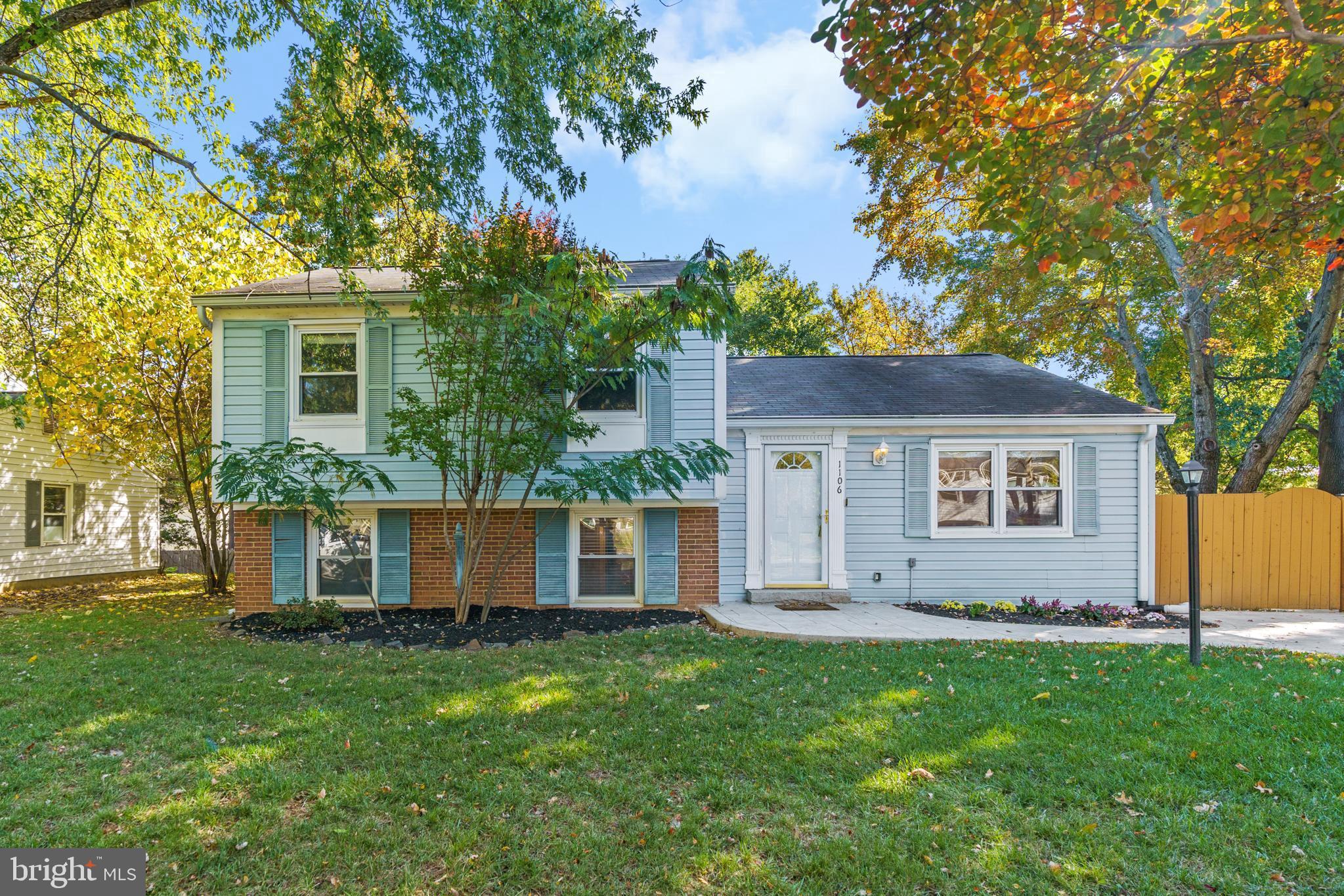 front view of house with a yard