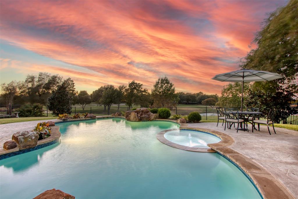 a view of a lake with outdoor space