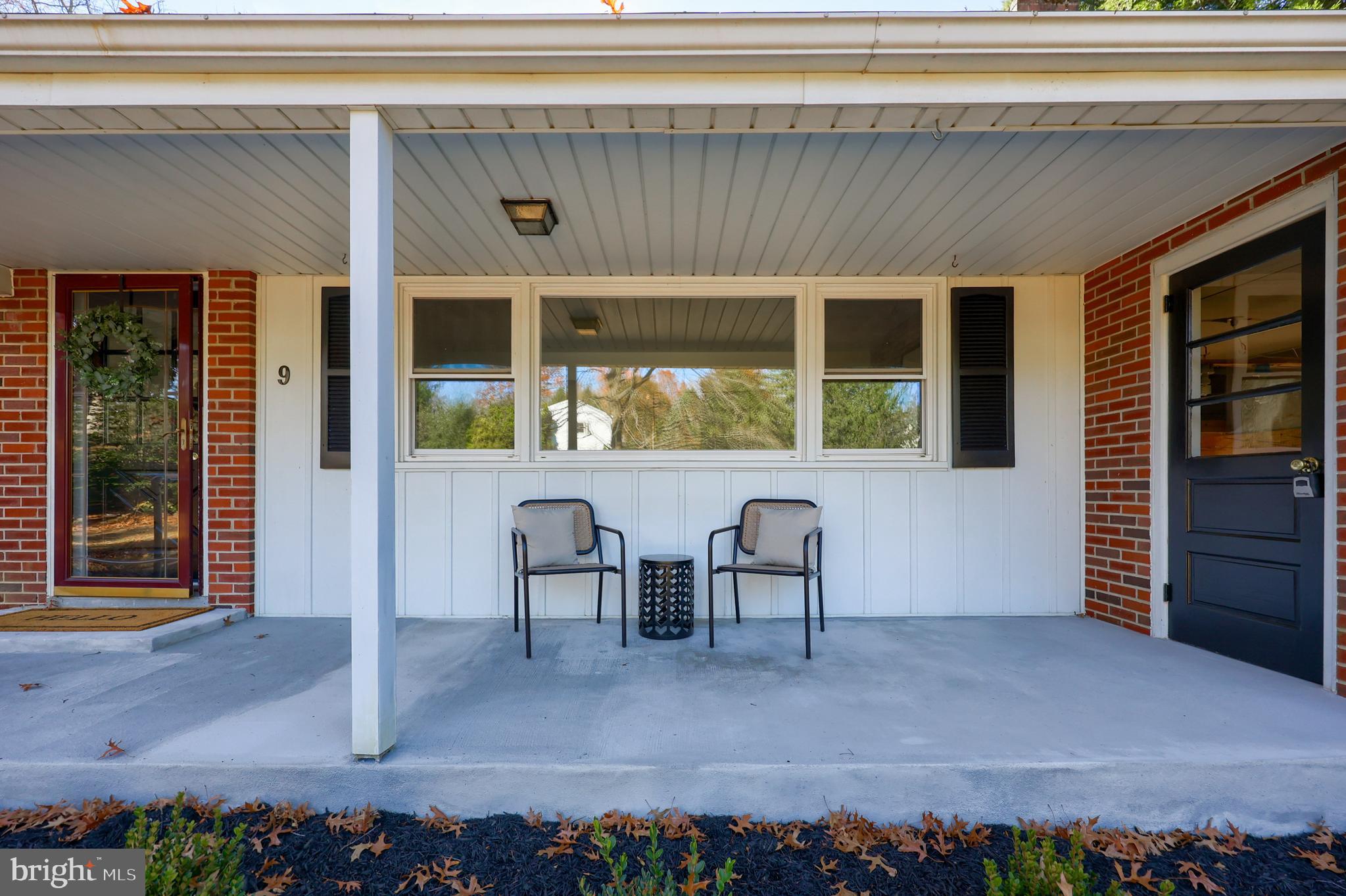 a view of a house with patio