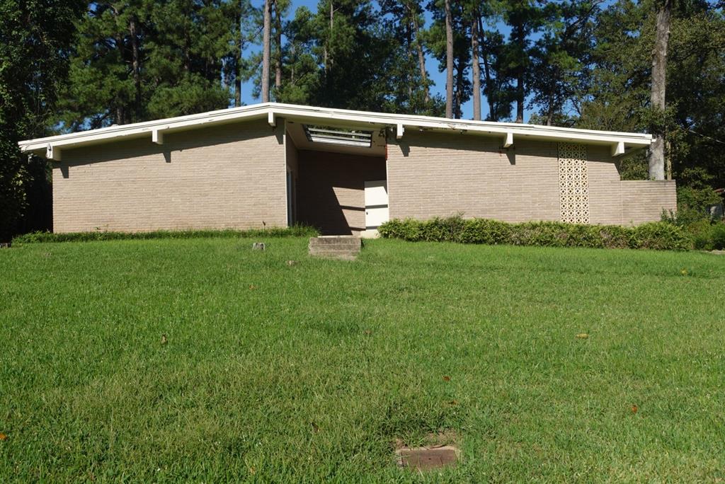 a view of backyard with green space